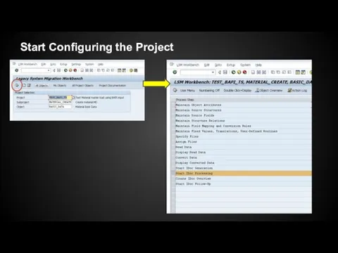 Start Configuring the Project