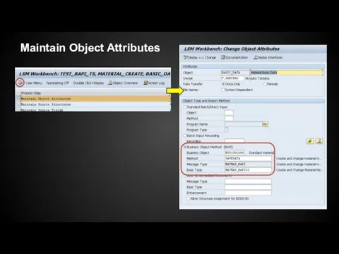 Maintain Object Attributes