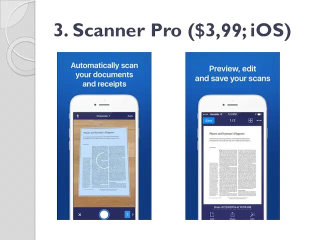 3. Scanner Pro ($3,99; iOS)
