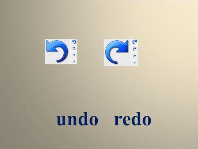 undo redo