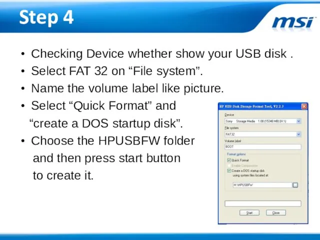 Step 4 Checking Device whether show your USB disk .