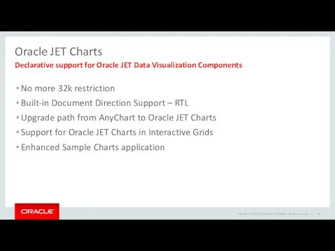 Oracle JET Charts No more 32k restriction Built-in Document Direction Support – RTL