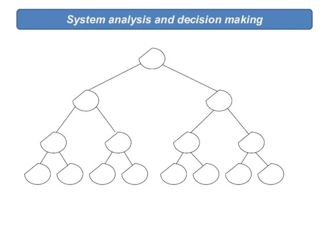 System analysis and decision making