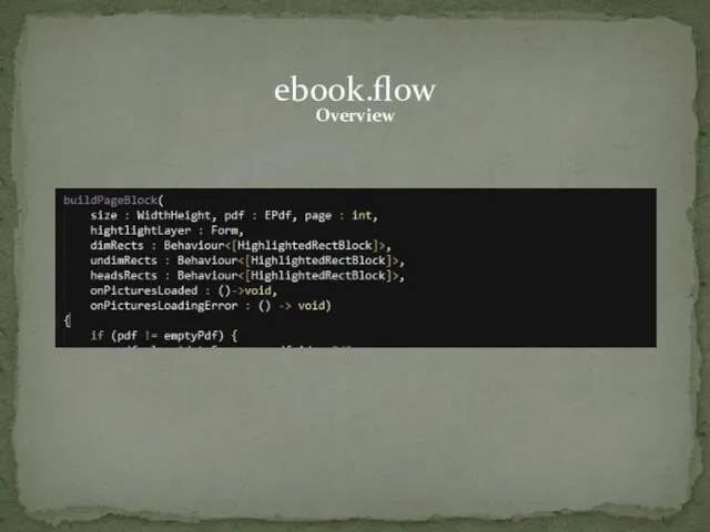 ebook.flow Overview