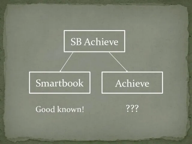 Smartbook Achieve SB Achieve ??? Good known!