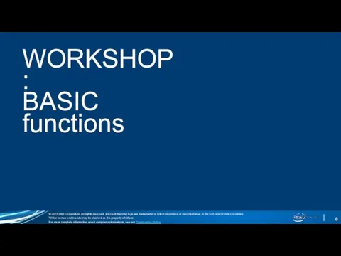 WORKSHOP: BASIC functions