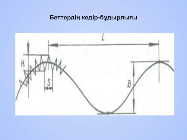 Беттердiң кедір-бұдырлығы