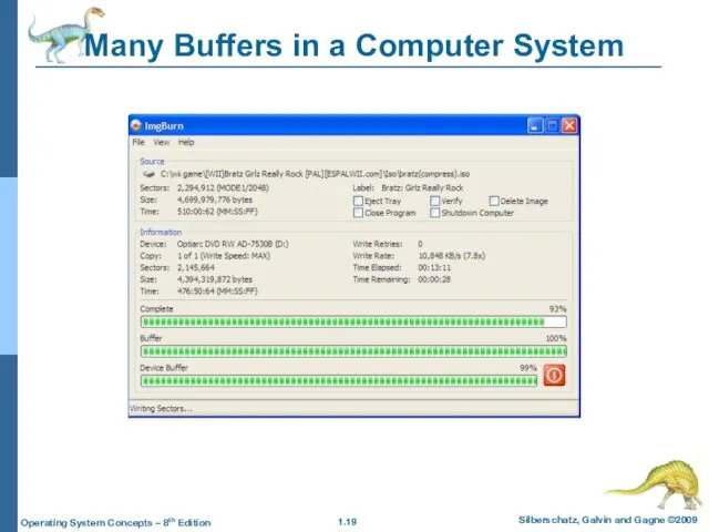 Many Buffers in a Computer System