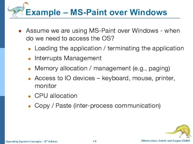Example – MS-Paint over Windows Assume we are using MS-Paint