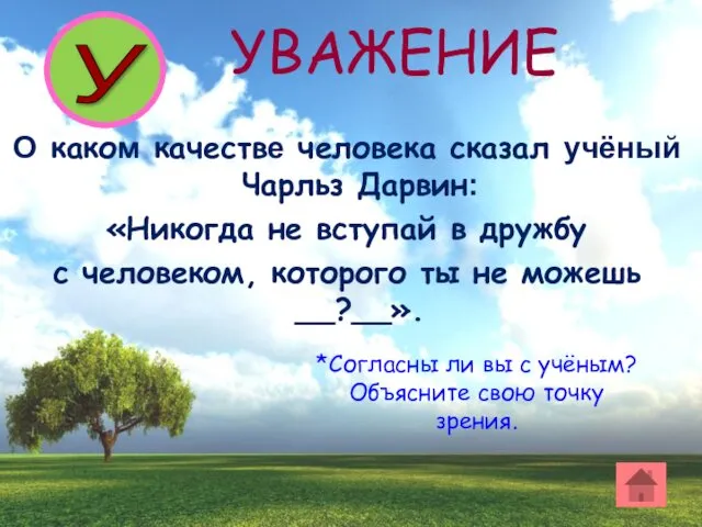 О каком качестве человека сказал учёный Чарльз Дарвин: «Никогда не