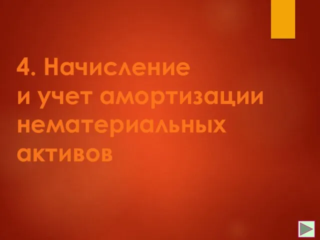 4. Начисление и учет амортизации нематериальных активов