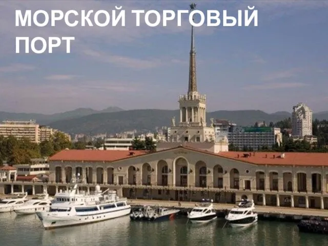 МОРСКОЙ ТОРГОВЫЙ ПОРТ