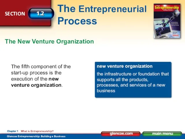 The fifth component of the start-up process is the execution