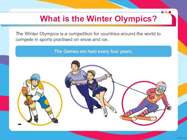The Games are held every four years. What is the