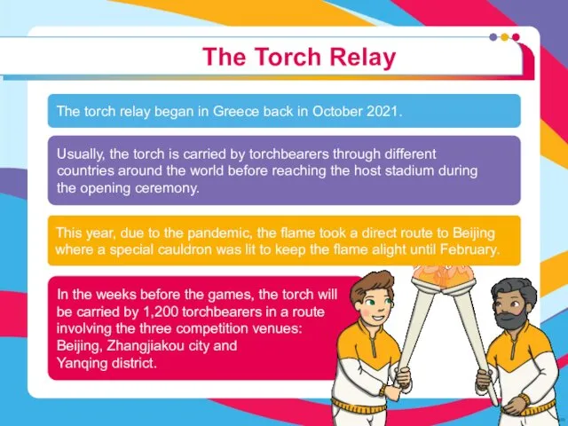 The torch relay began in Greece back in October 2021.