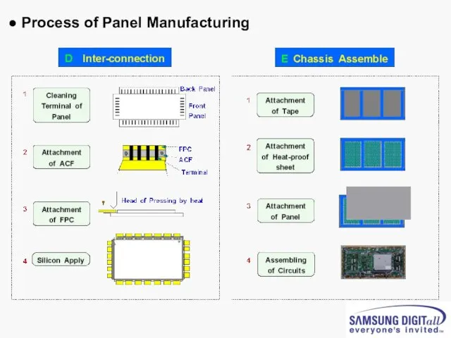 ● Process of Panel Manufacturing