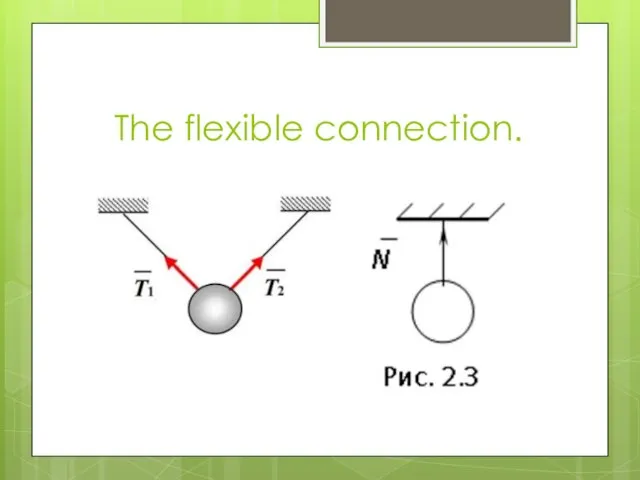The flexible connection.