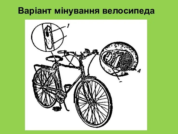 Варіант мінування велосипеда
