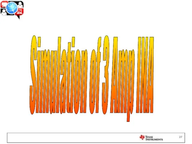 Simulation of 3 Amp INA