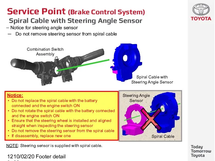 10/02/2022 Footer detail Service Point (Brake Control System) Spiral Cable