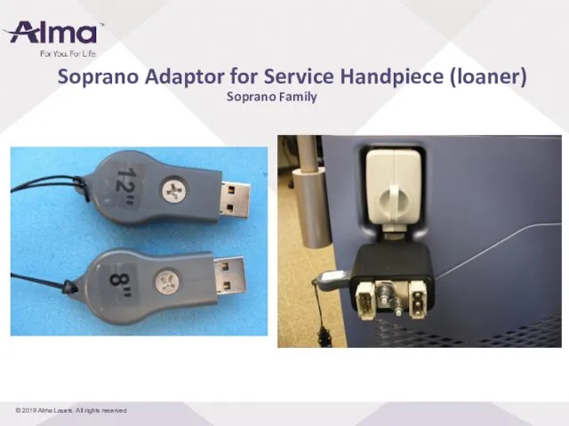 Soprano Family Soprano Adaptor for Service Handpiece (loaner)