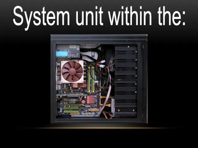 System unit within the: