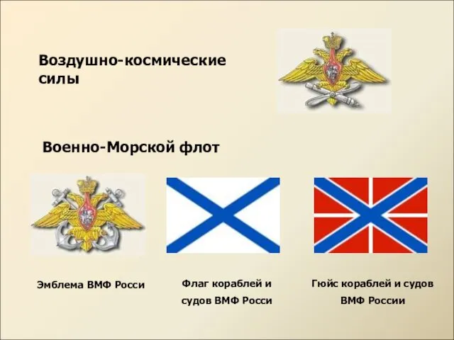 Воздушно-космические силы Военно-Морской флот Эмблема ВМФ Росси Флаг кораблей и