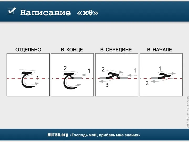 Написание «хә»