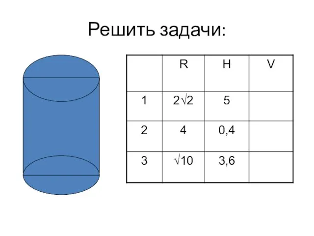 Решить задачи: