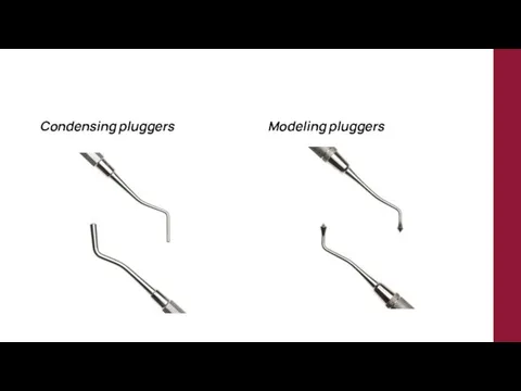 Condensing pluggers Modeling pluggers