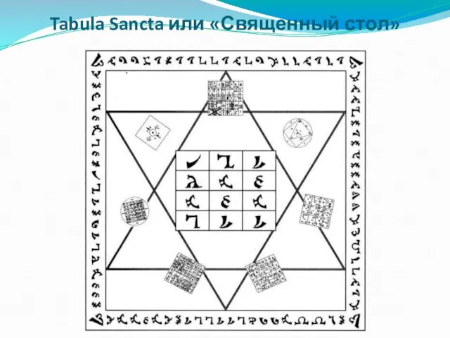 Tabula Sancta или «Священный стол»