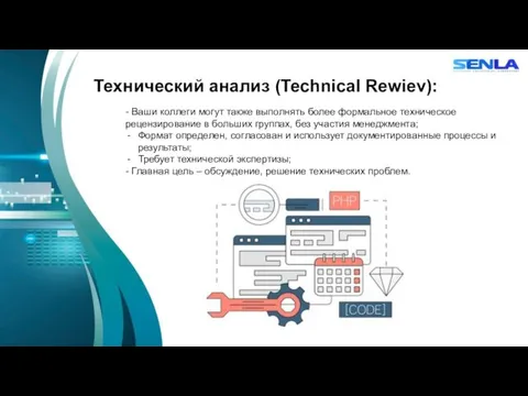 Технический анализ (Technical Rewiev): - Ваши коллеги могут также выполнять более формальное техническое