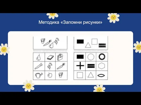 Методика «Запомни рисунки»