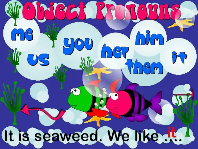 It is seaweed. We like …. . it