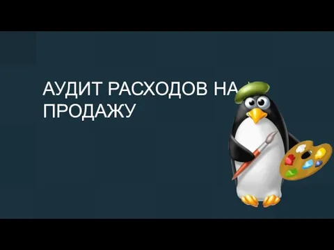 АУДИТ РАСХОДОВ НА ПРОДАЖУ