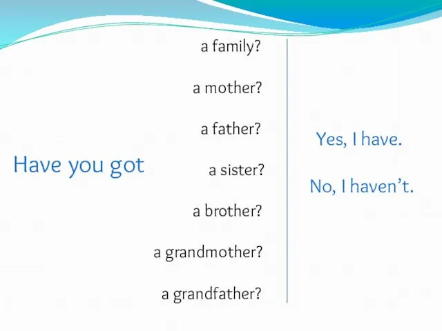 a family? a mother? a father? a sister? a brother?