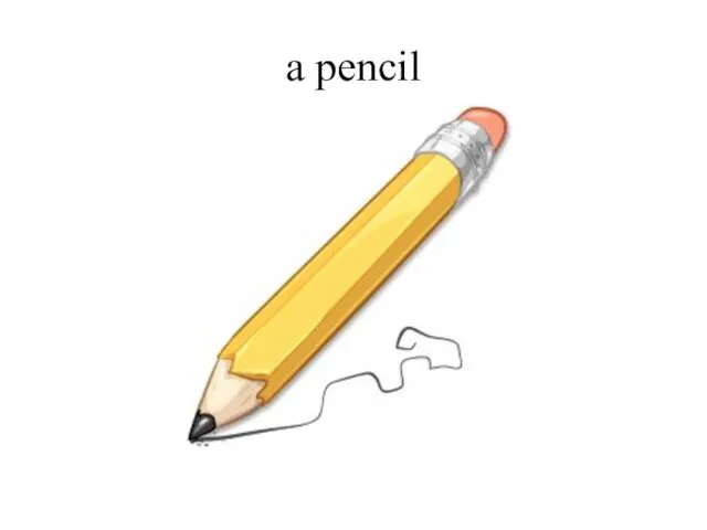 a pencil