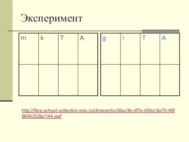 Эксперимент http://files.school-collection.edu.ru/dlrstore/bc38ac36-df7e-456d-8a75-46f864fc528e/144.swf