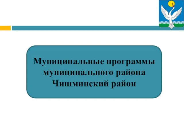 Муниципальные программы муниципального района Чишминский район