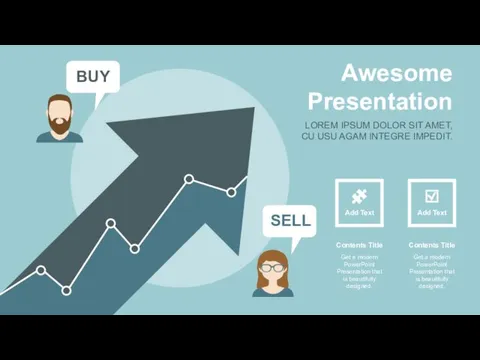 Awesome Presentation BUY SELL LOREM IPSUM DOLOR SIT AMET, CU