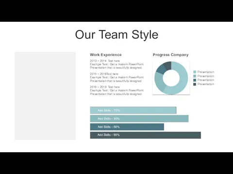 Our Team Style Add Skills – 70% Add Skills –