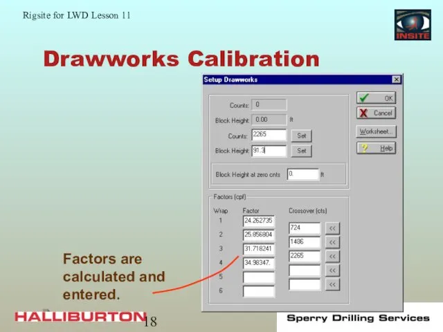 Drawworks Calibration