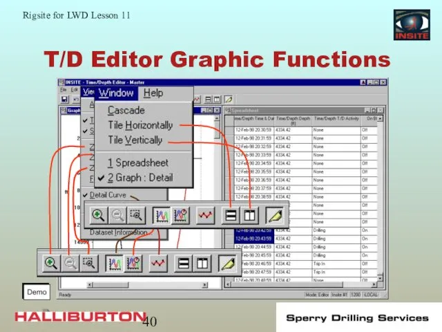 T/D Editor Graphic Functions