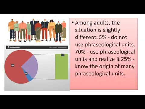 Among adults, the situation is slightly different: 5% - do