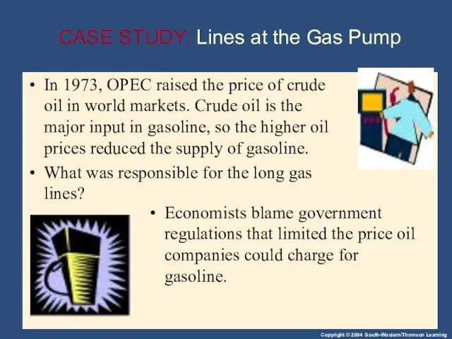 In 1973, OPEC raised the price of crude oil in
