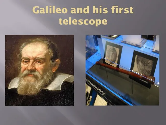 Galileo and his first telescope