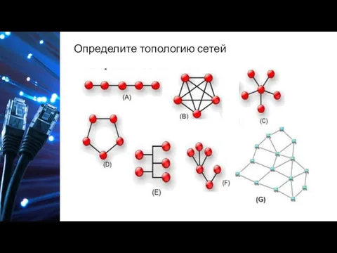 Определите топологию сетей