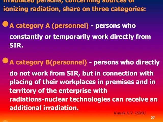 By Norms of radiating safety operating at present in Ukraine