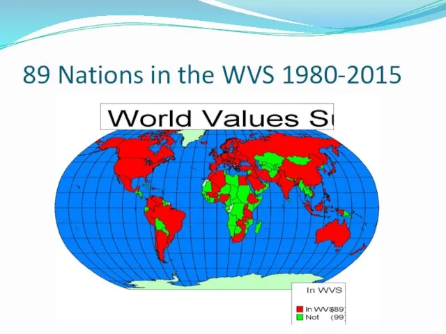 89 Nations in the WVS 1980-2015