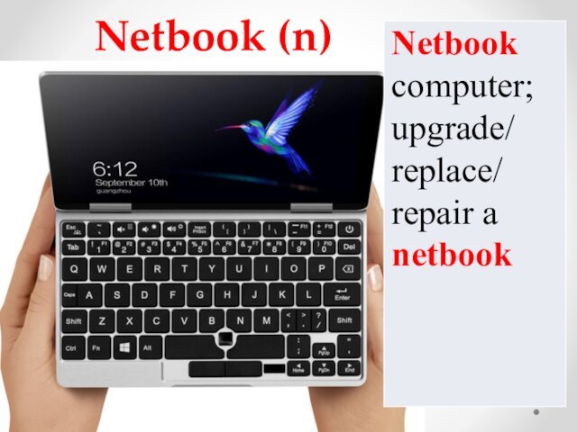 Netbook (n)